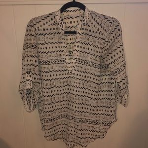 Black/white tunic